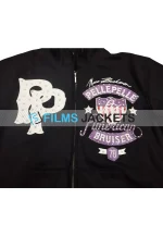 black fleece hoodie