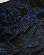 black pelle pelle leather jacket