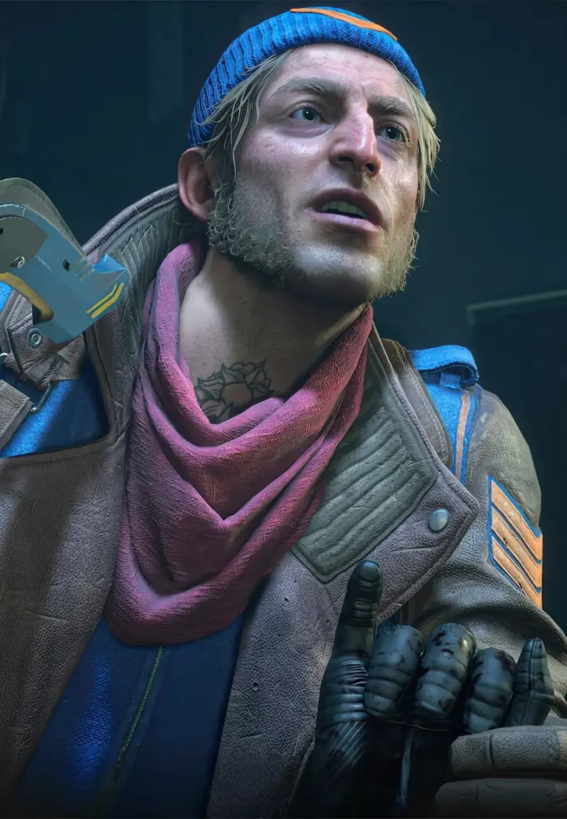 brown leather trench coat