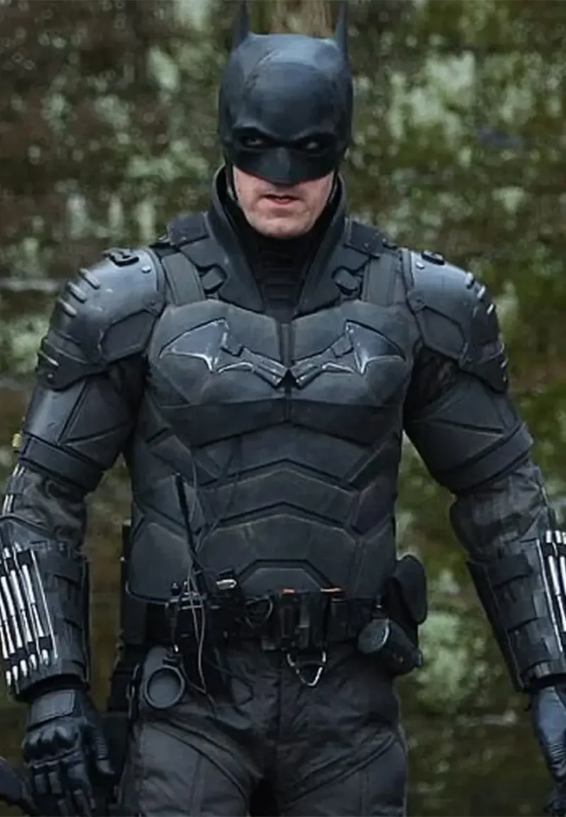 bruce wayne leather jacket