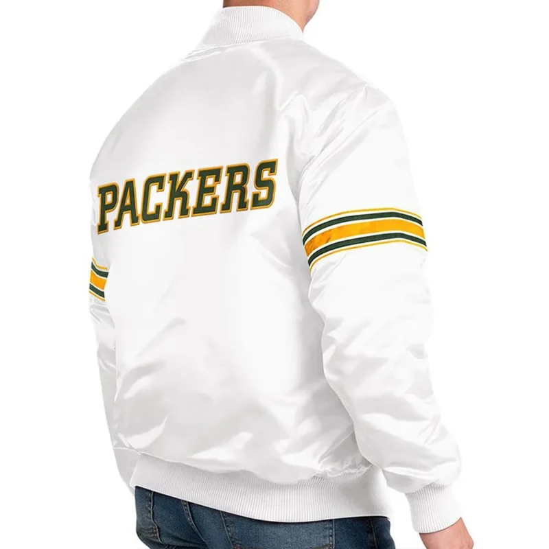green bay packers satin jacket