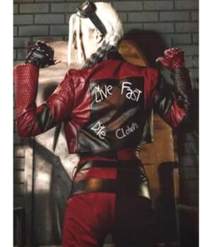 harley quinn leather jacket