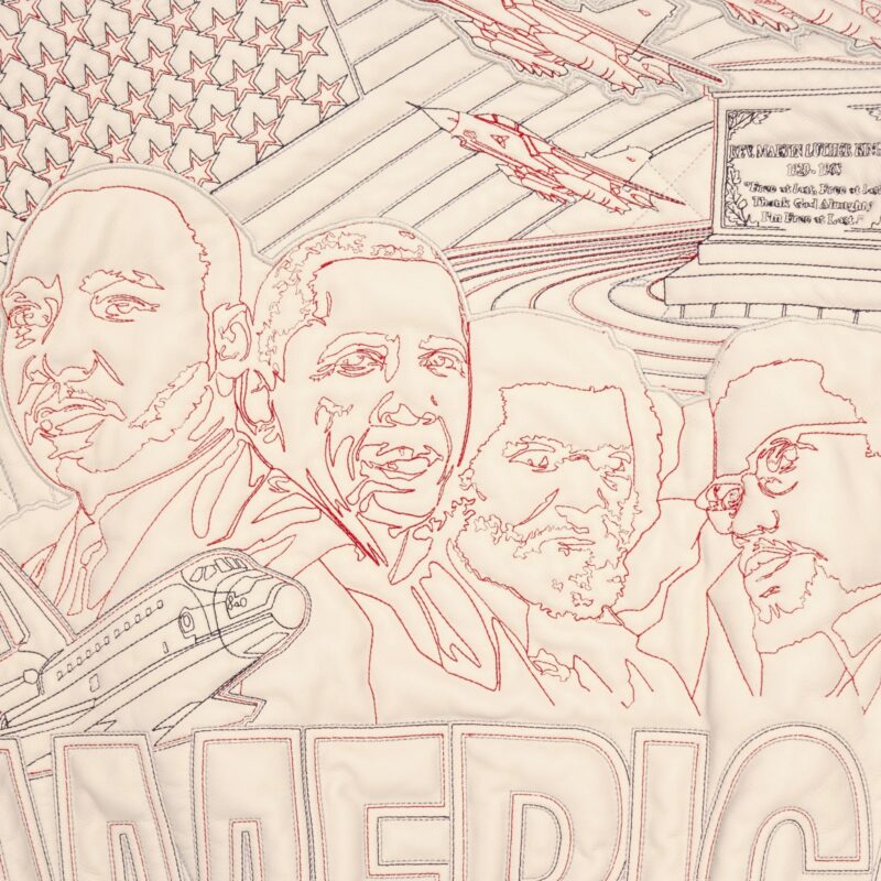 ivory leather jacket