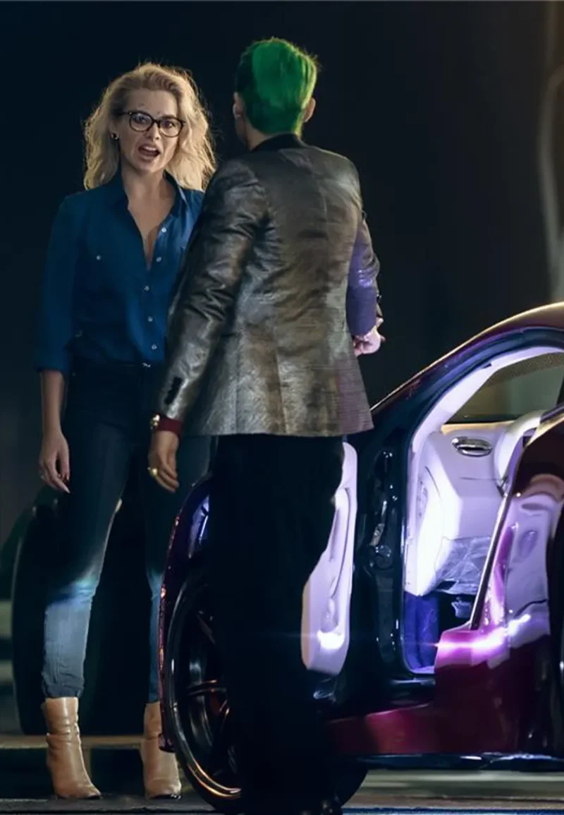 jared leto joker silver blazer