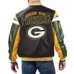 leather green bay packers jacket