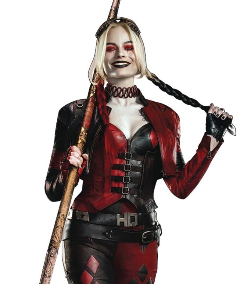 leather harley quinn jacket