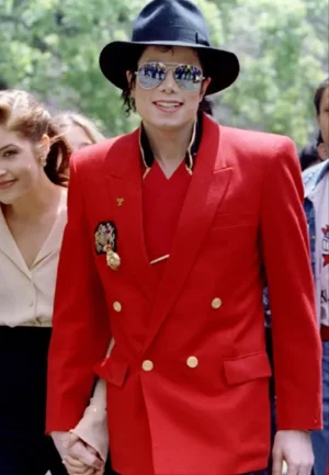 michael jackson red blazer