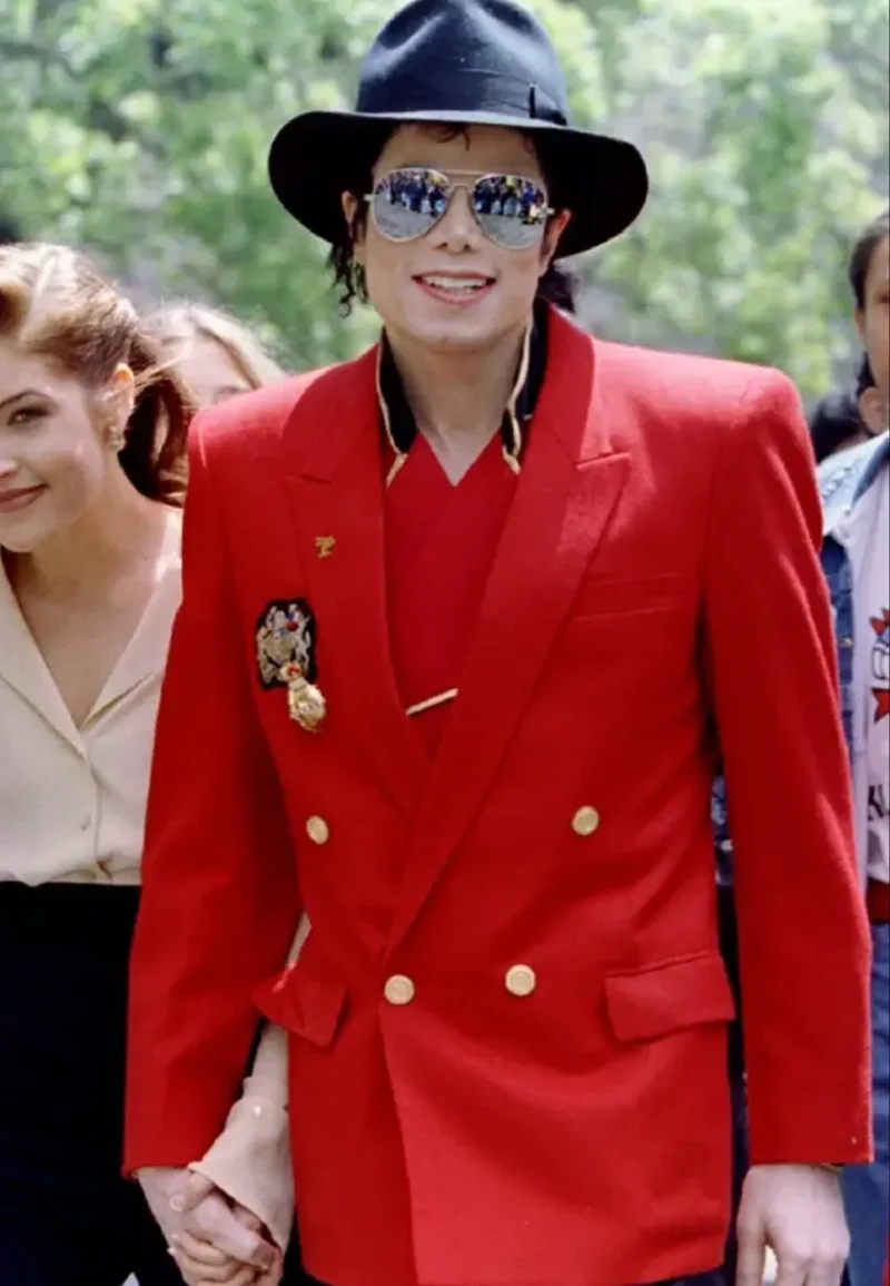 michael jackson red blazer