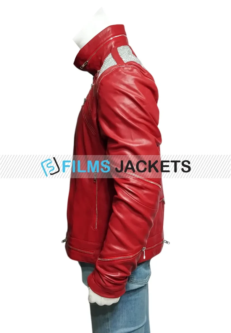 michael jackson red leather jacket