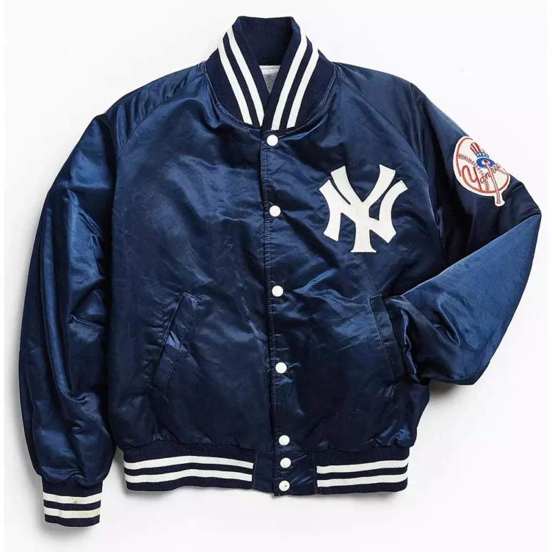 new york yankees satin jacket