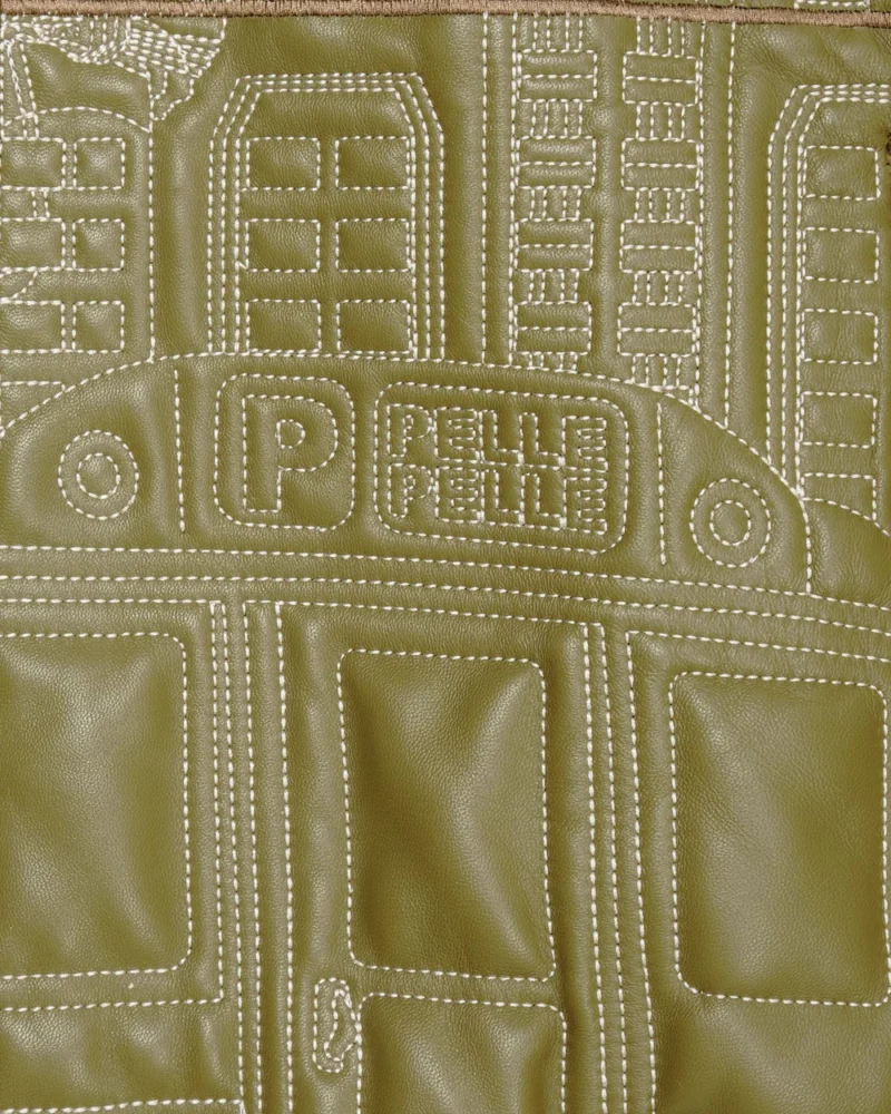 olive leather jacket