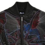 pelle pelle leather jacket black