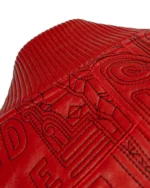 pelle pelle red leather jacket