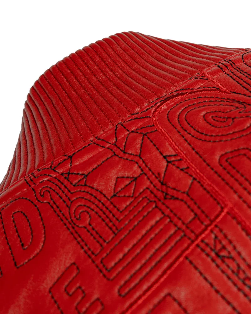 pelle pelle red leather jacket