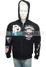 pelle pelle zip up hoodie