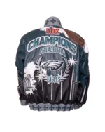 philadelphia eagles super bowl leather jacket