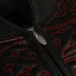 quilted leather jacket