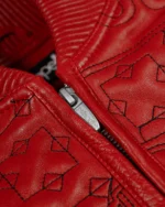 quilted leather jacket