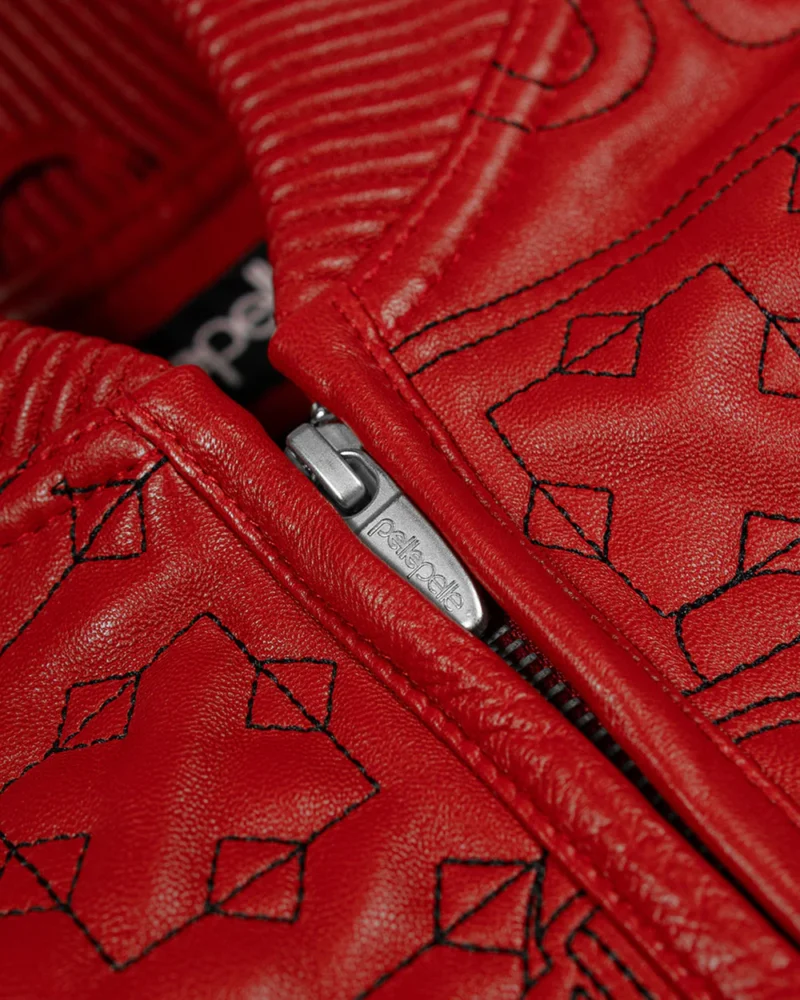 quilted leather jacket