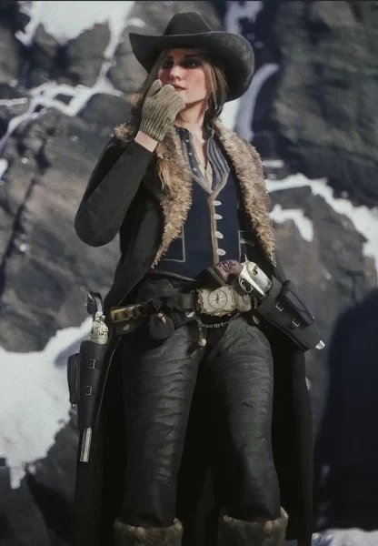 red dead redemption 2 black coat