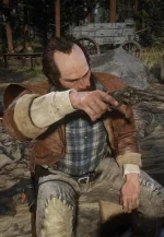 red dead redemption 2 brown color coat