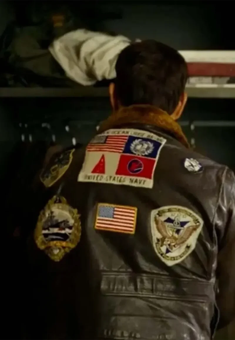 tom cruise leather jacket top gun