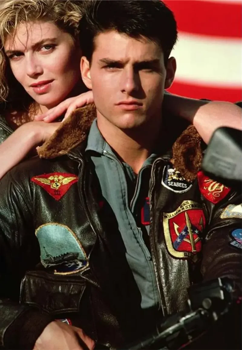 top gun leather jacket
