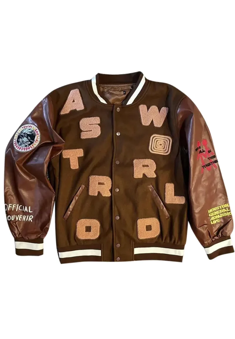 travis scott letterman jacket