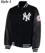 yankees leather jacket