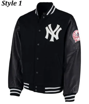 yankees leather jacket