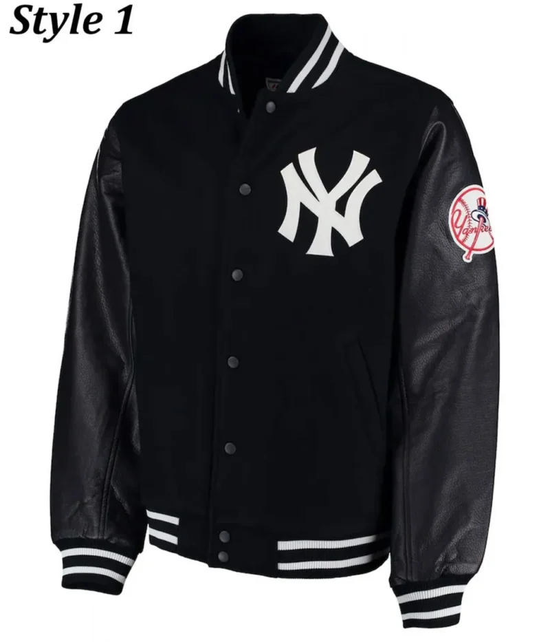 yankees leather jacket