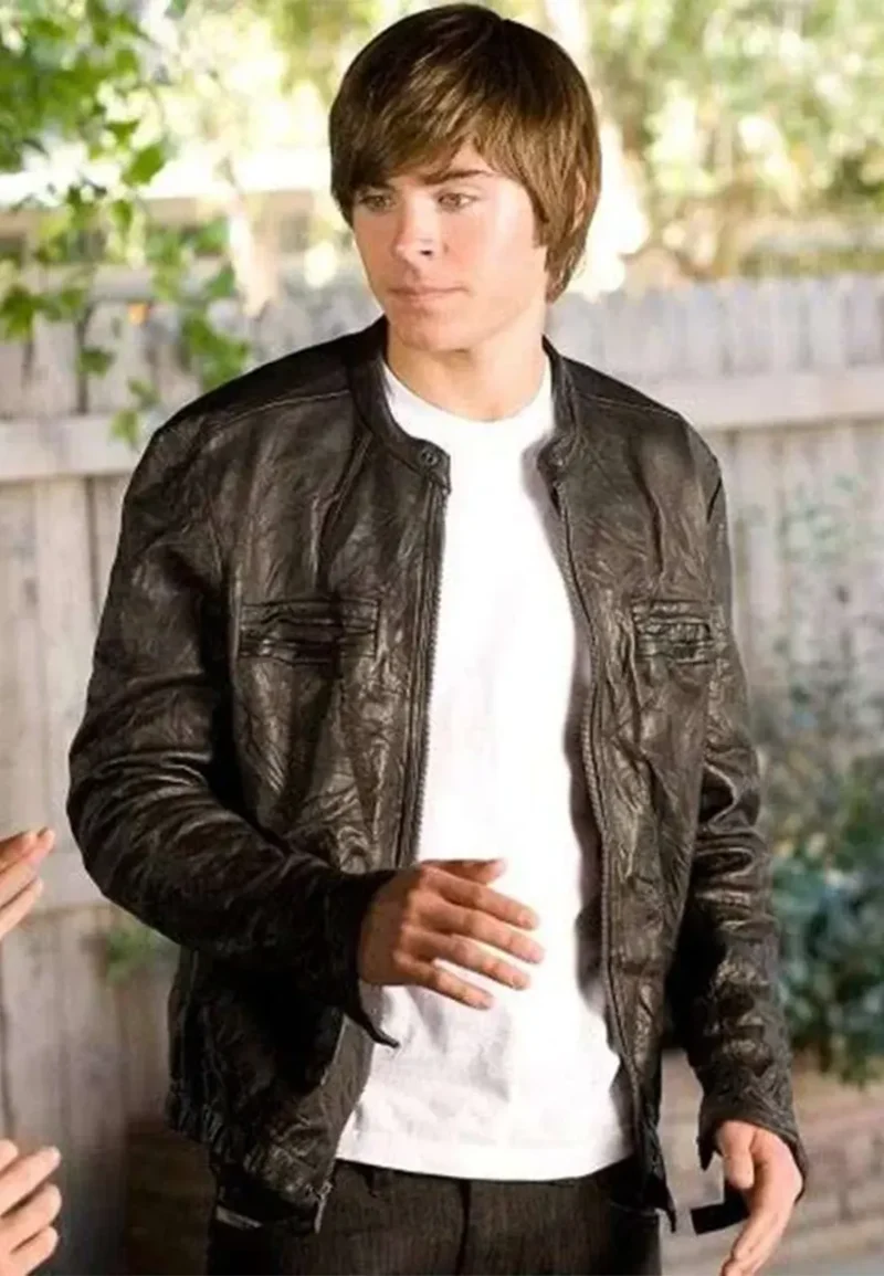 zac efron leather jacket 17 again
