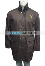 cole hauser brown coat