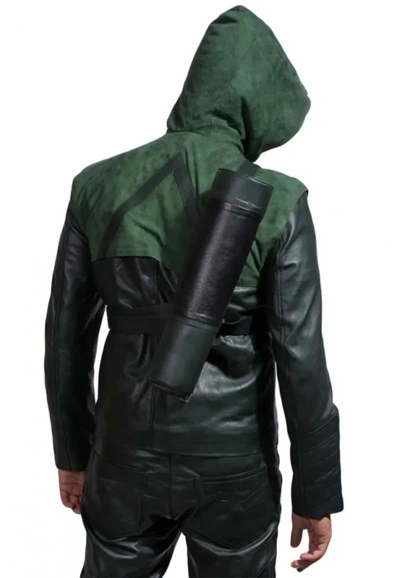 green arrow hoodie jacket
