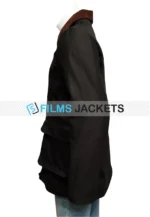 james harper black cotton jacket