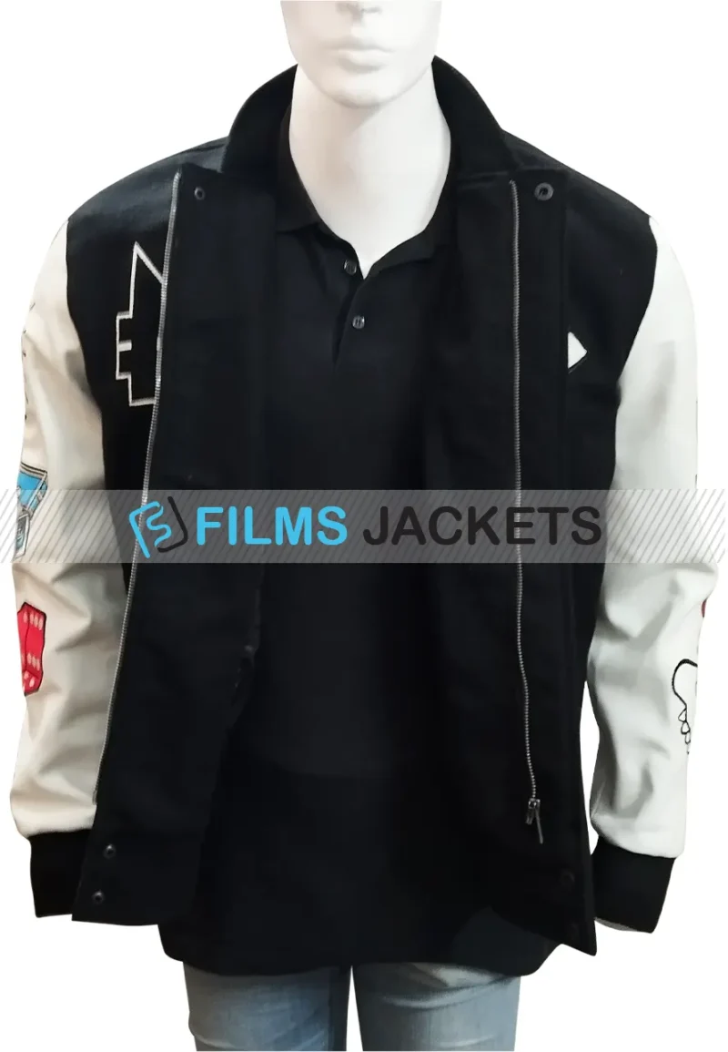 mills monopoly varsity jacket