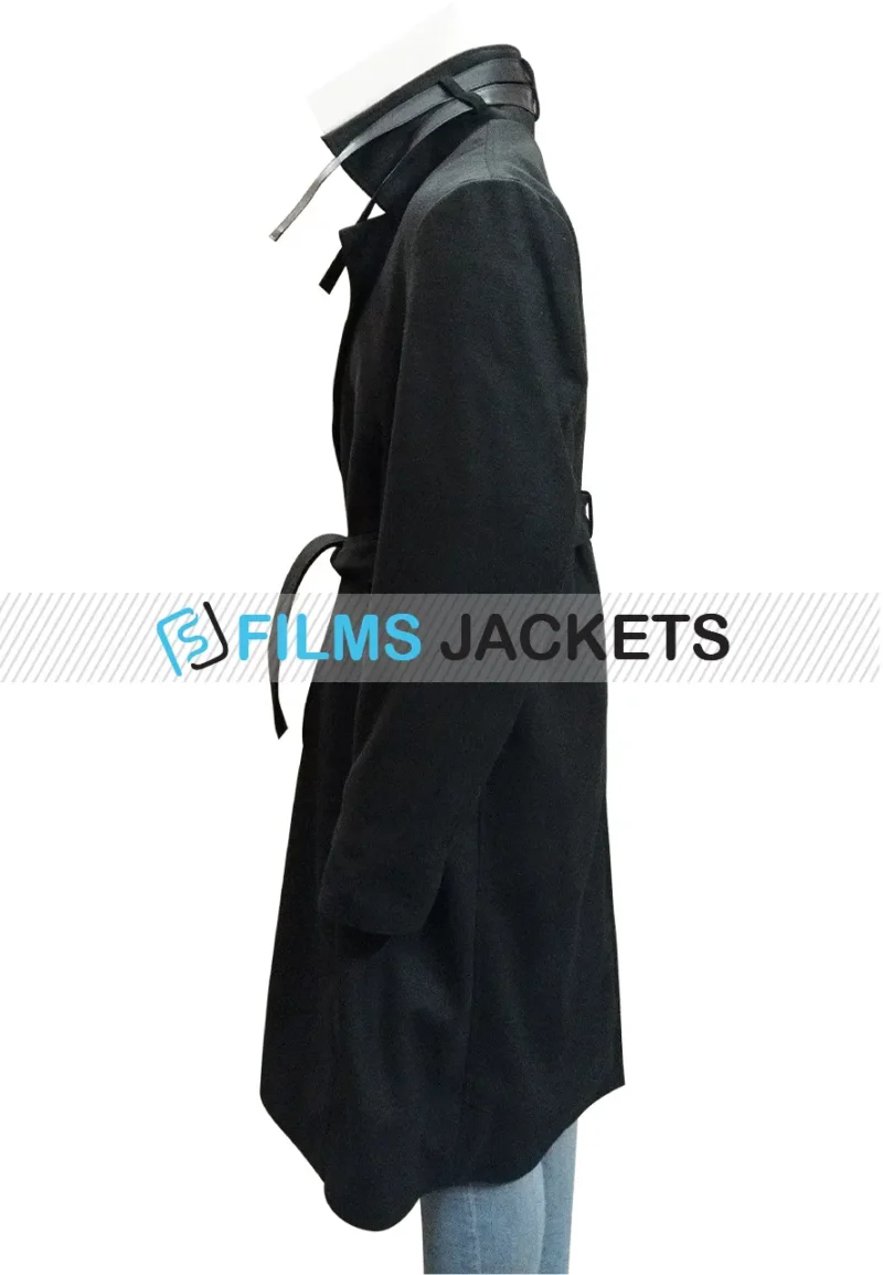 paul atreides black wool coat