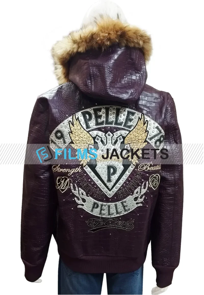 pelle pelle 1978 purple jacket