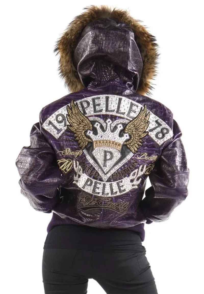 pelle pelle 1978 queen purple jacket