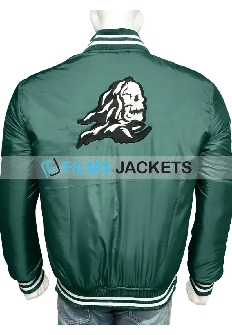 vans green varsity jacket