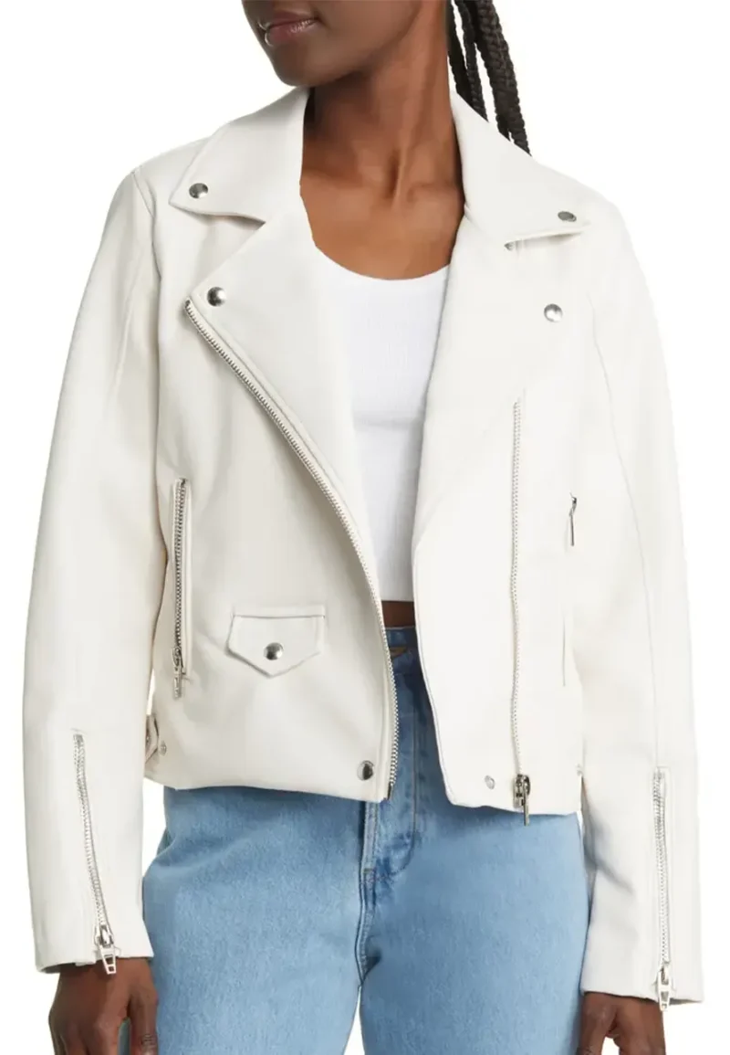 asymmetrical leather moto jacket