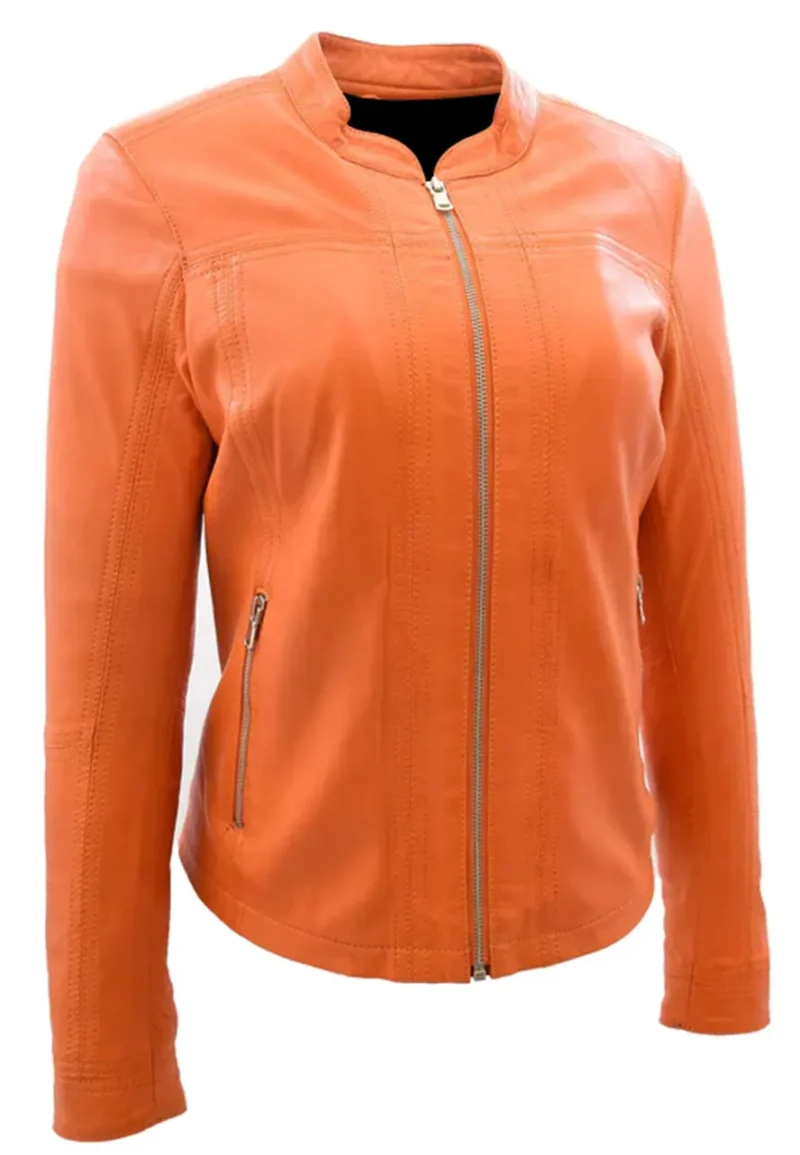 band collar jacket womens