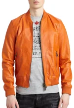 baseball collar bomber jacket