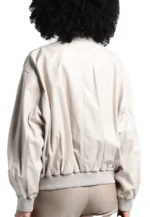 beige bomber jacket ladies