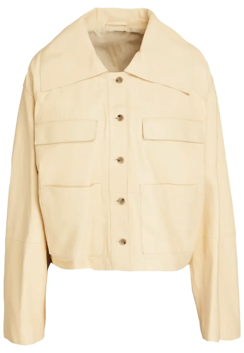 beige-cropped-leather-jacket beige cropped leather jacket