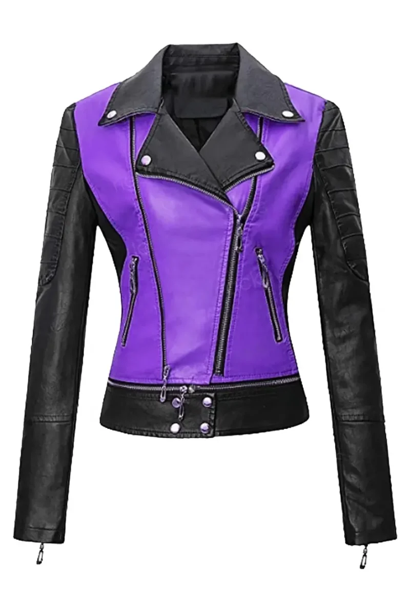 black-and-purple-leather-jacket black and purple leather jacket
