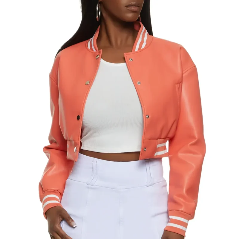 bomber jacket cropped