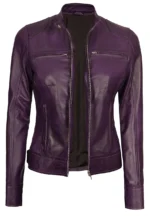 cafe racer leather motorcycle jacket