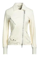 crinkled leather jacket