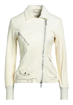 crinkled leather jacket